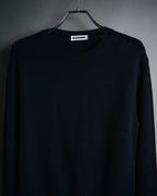 "JIL SANDER" 2019 Refined new minimal wool crewneck knit