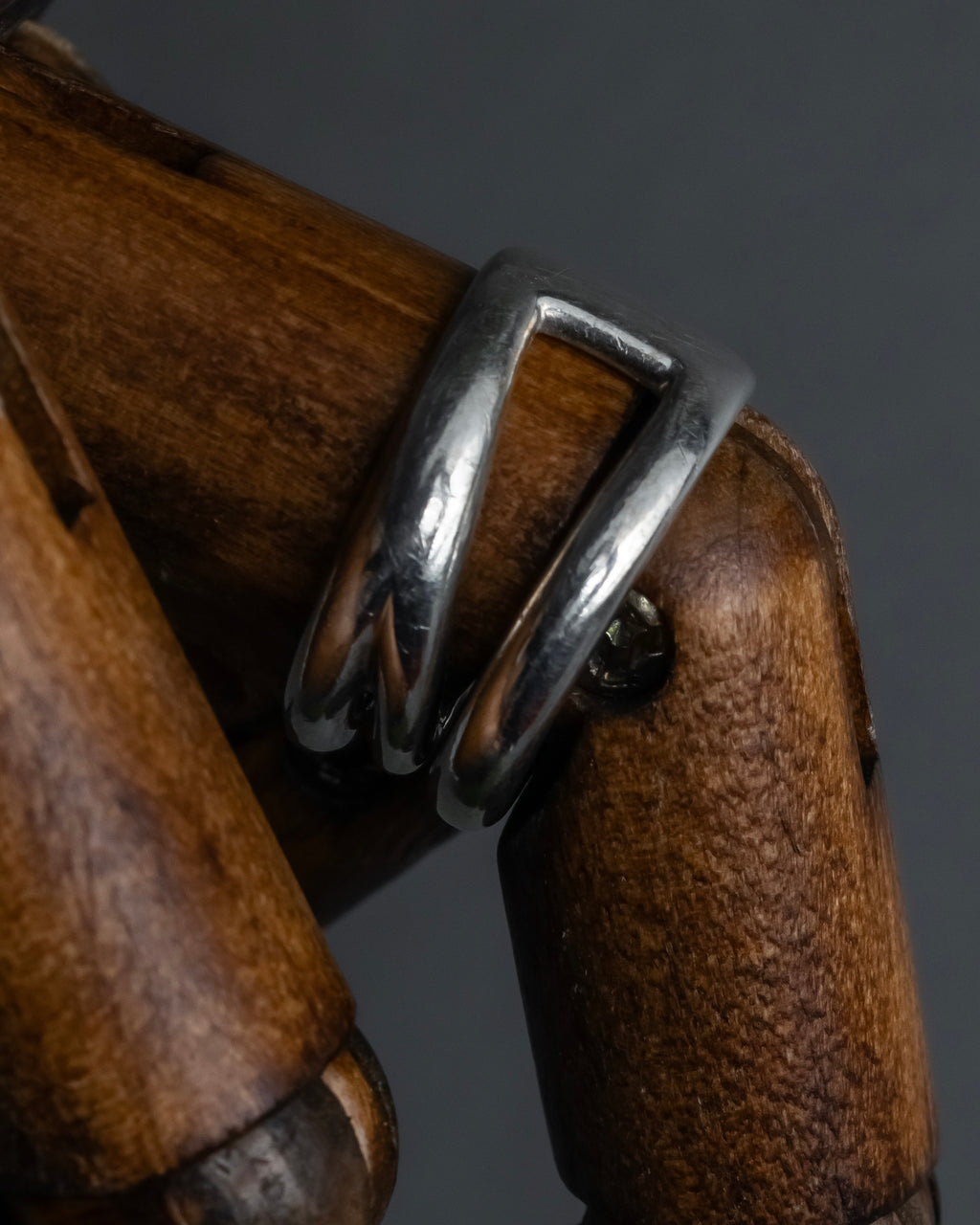 "Tiffany&Co" Open diagonal silver925 ring