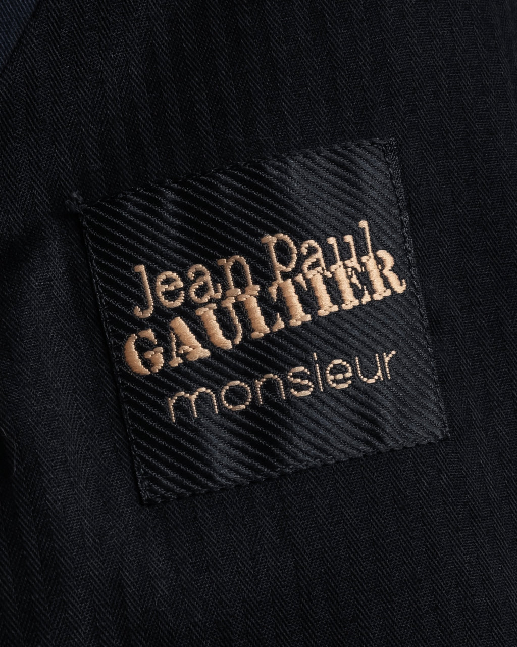 "JEAN PAUL GAULTIER" 90's Geometric lace design tailored vest