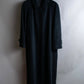 "BURBERRYS" Fly front cashmere blend soutien collar long coat