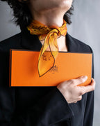 "HERMES" Exotic motif carre scarf