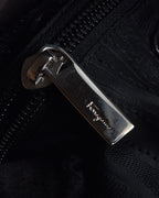 "Salvatore Ferragamo" Gancini motif design large leather shoulder bag