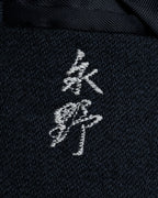 “Yves Saint Laurent” 90’s clean fly-front bal collar coat