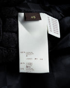 "LOUIS VUITTON" Geometric pattern velvet tailored jacket