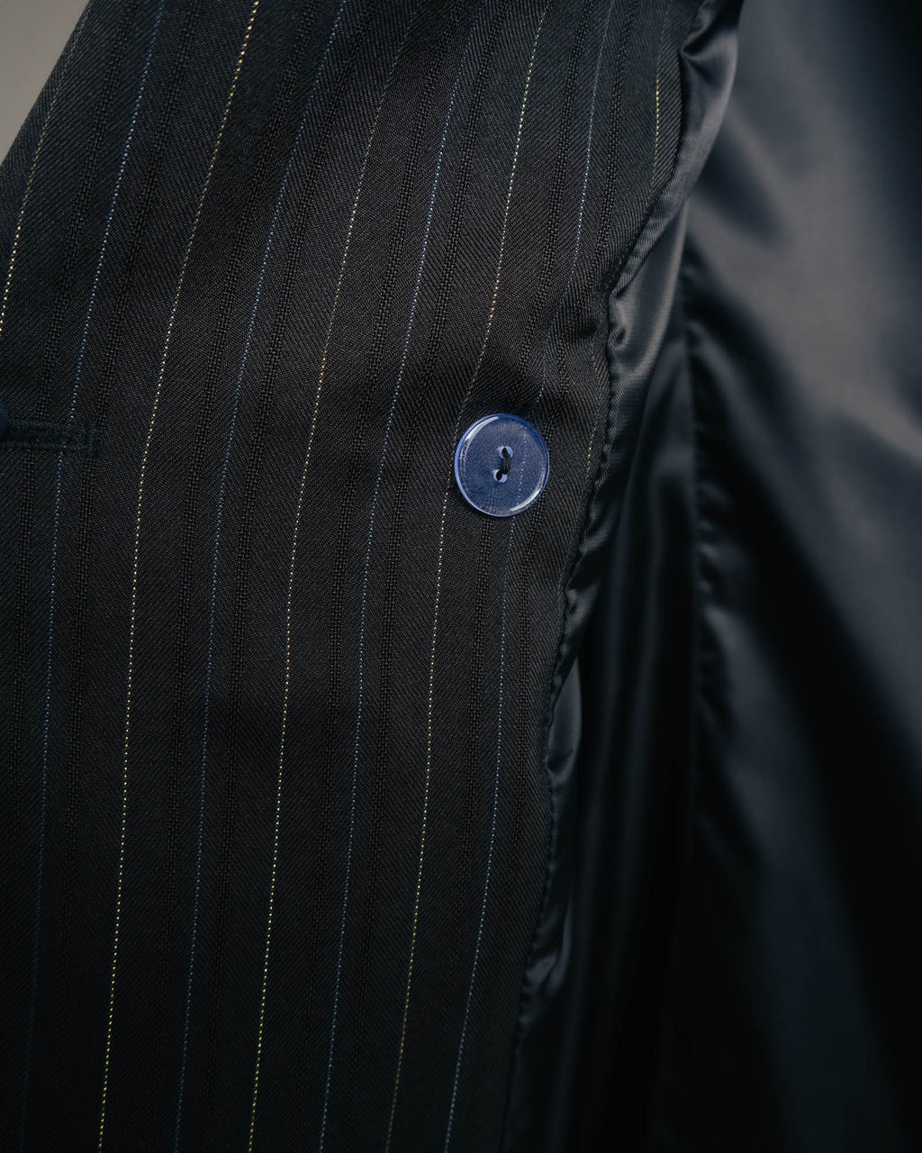 -SPECIAL-“SAINT LAURENT” 18's- Modern pinstripe double breasted jacket