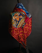 “GUCCI” 2016–2020 Ceramic motif silk foulard scarf