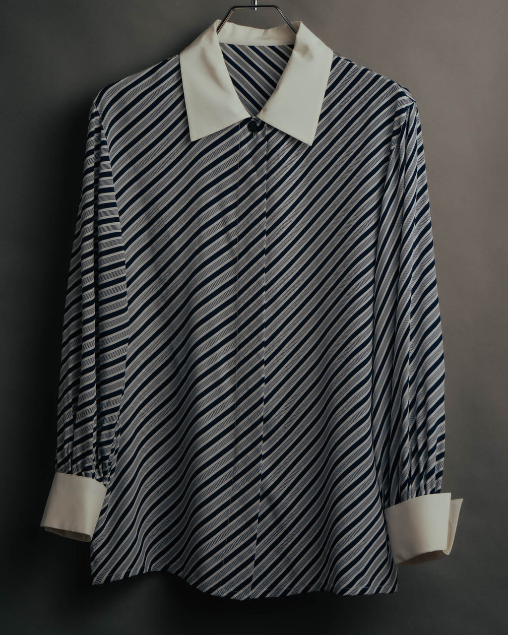 "Christian Dior" 80's-90's Striped silk blouse