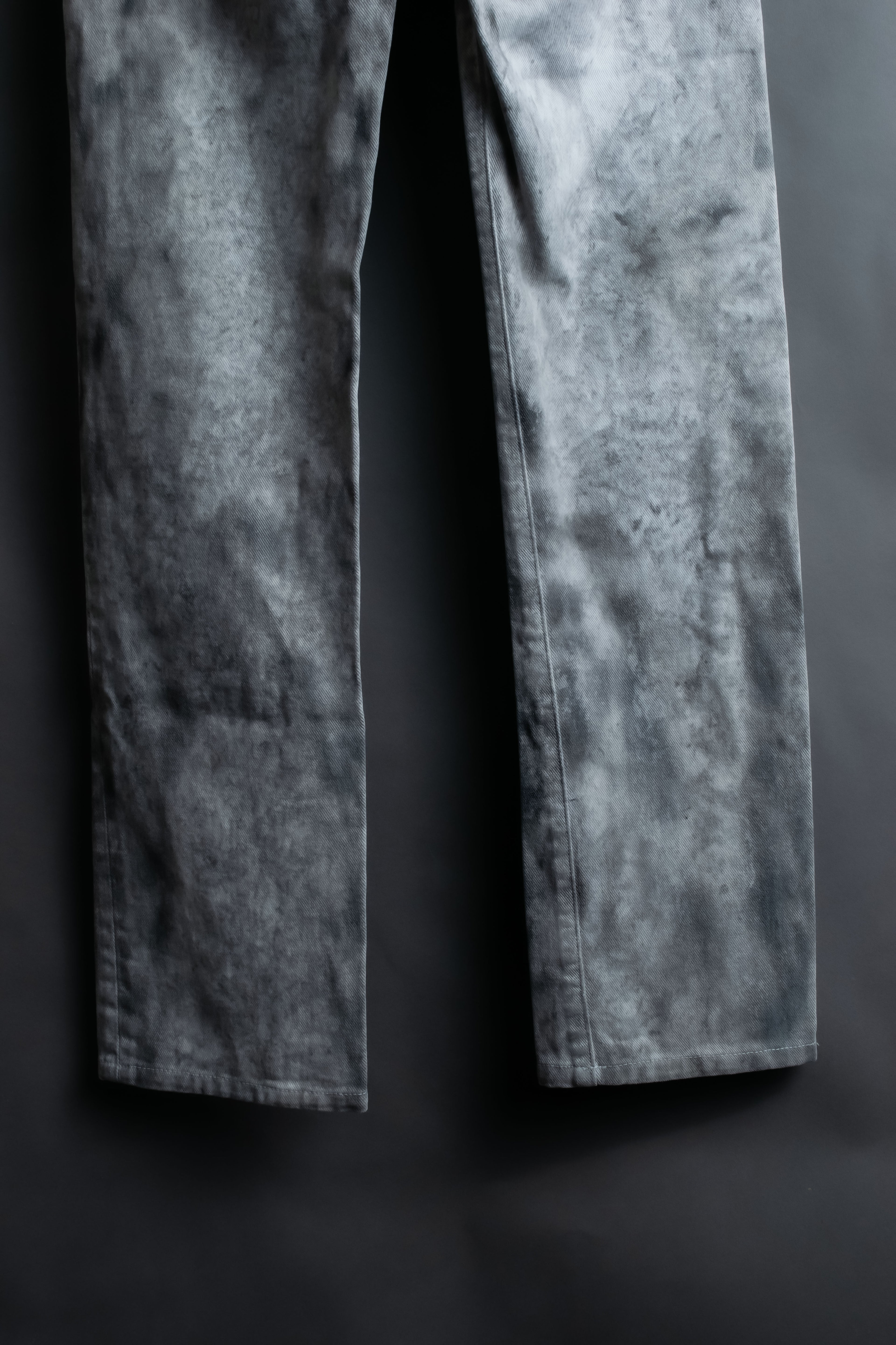 “DIOR HOMME by Hedi Slimane” tie-dye pattern designed denim