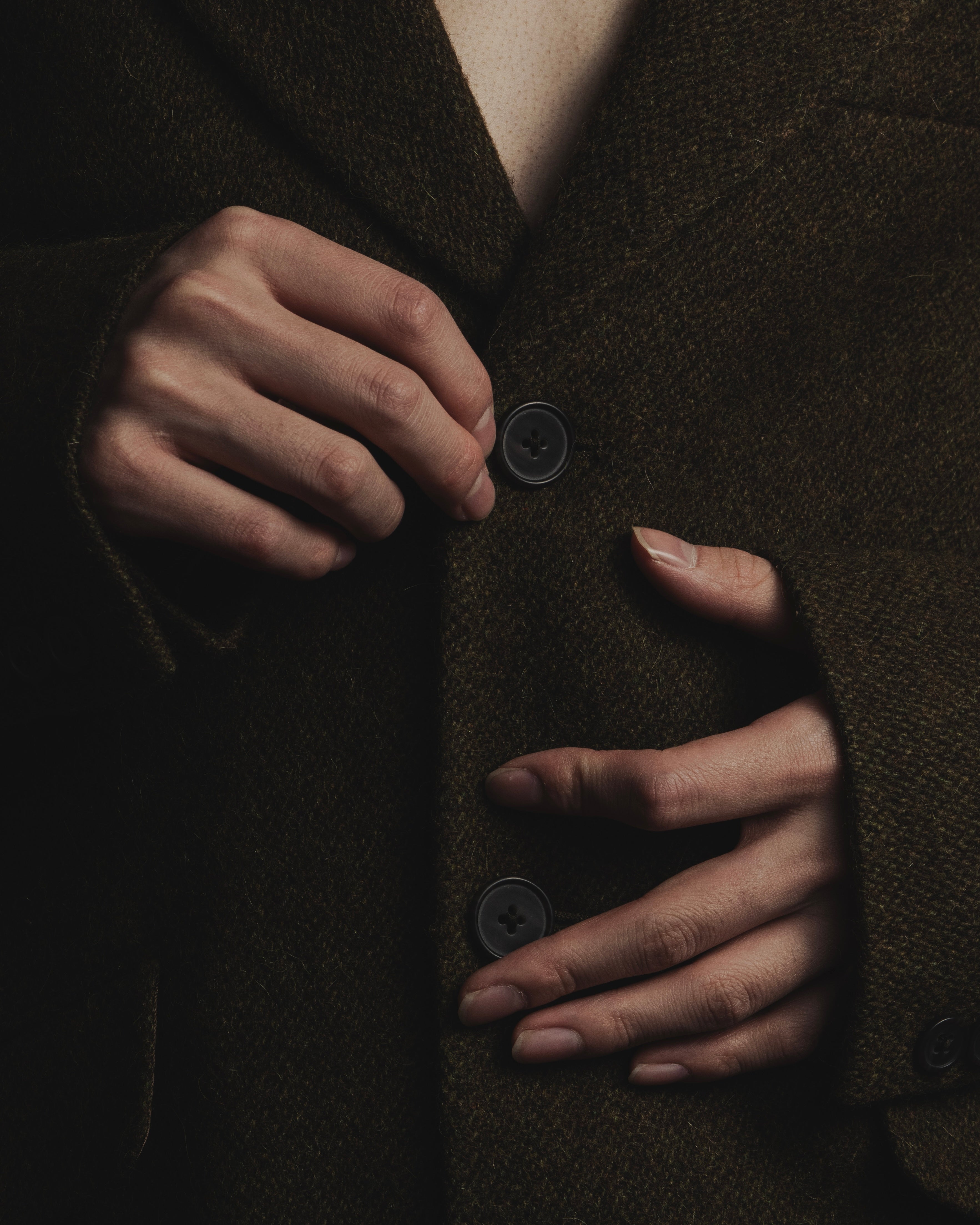 Chaqueta larga a medida de mezcla de alpaca Polo Ralph Lauren