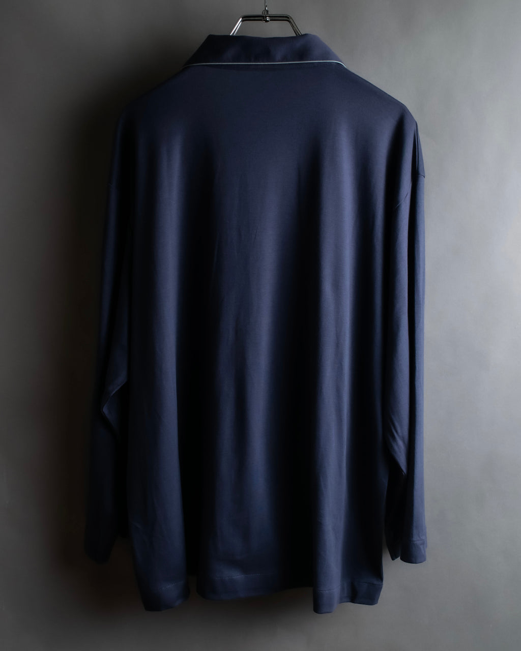 "CELINE" Piping design blue pajama set up