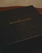 “BOTTEGA VENETA” 2010’s Intrecciato leather compact bi-fold wallet