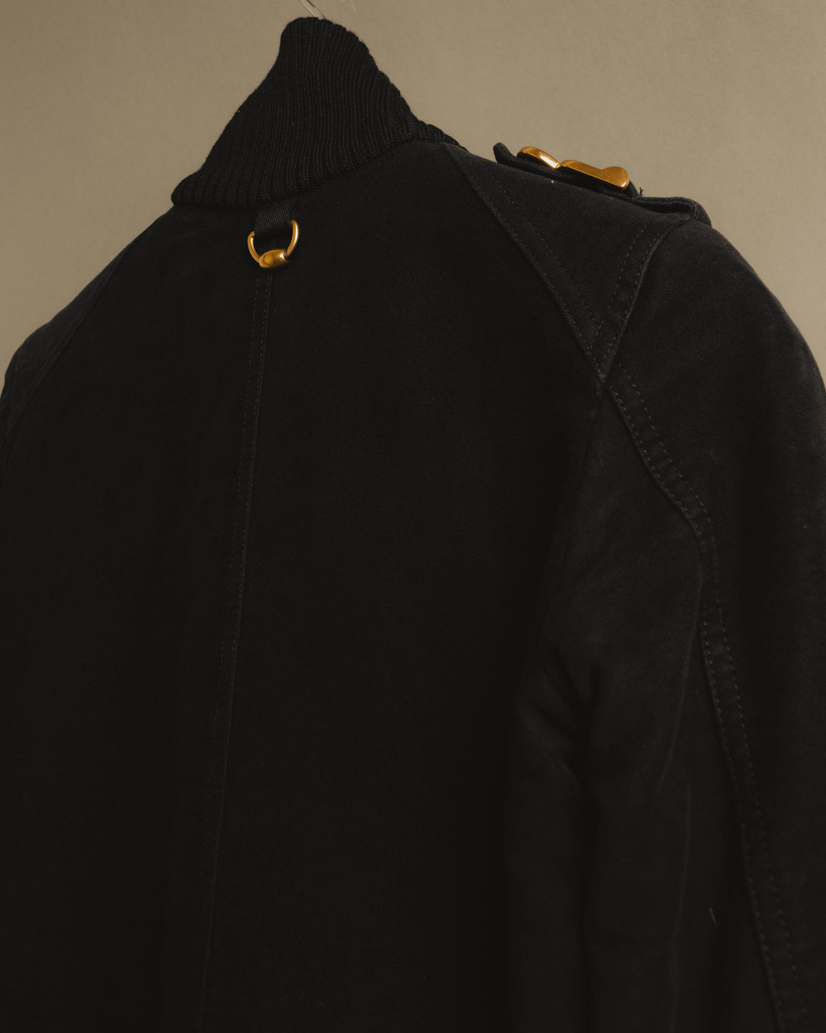 “GUCCI” Late 00’s military detail cotton long jacket