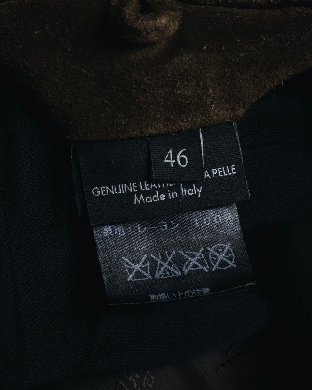 "GUCCI"Mid 2000s suede & smooth leather combination tailored jacket