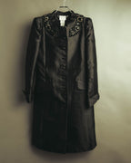 "CELINE" 00's Embellished silk coat