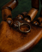 "KENZO" Transparent spherical top design silver 925 ring