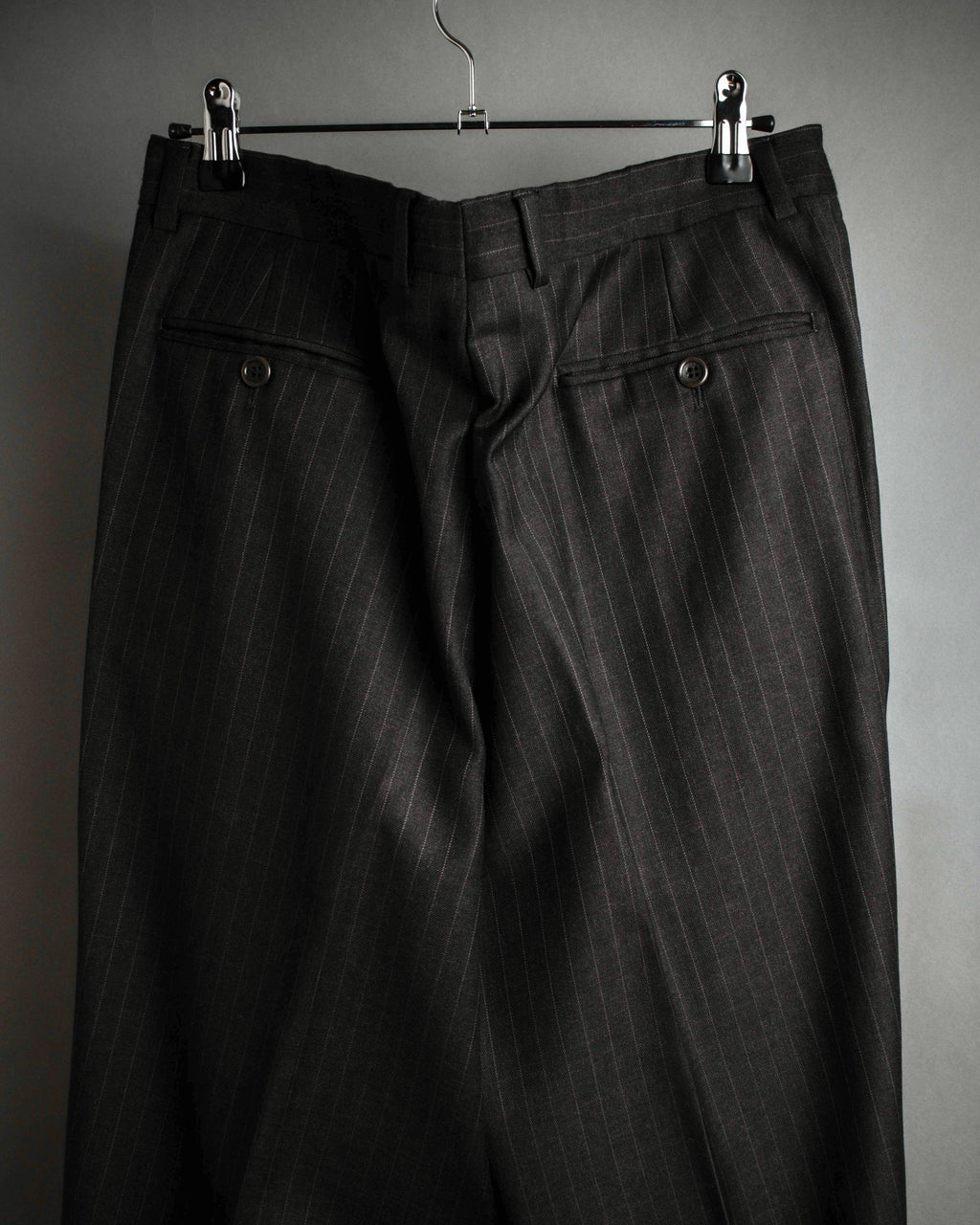 "ARMANI COLLEZIONI" Classic Italian tailoring stripe pattern set up