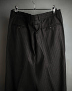 "ARMANI COLLEZIONI" Classic Italian tailoring stripe pattern set up