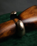 –SPECIAL– “HERMES” 00’s-10’s Lacquered wood open cuff