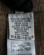 "HERMES" Gaultier period fringe design wrap skirt