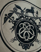 "Hermès" Classic ex libris silk scarf