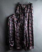 "Christian Dior" 100% silk paisley pajama set