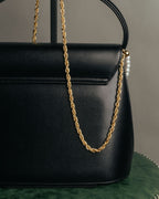 “VALENTINO CHRISTY” 80’s-90’s Pearl chain formal handbag