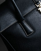 "Salvatore Ferragamo" Gancini motif design leather one-handle bag