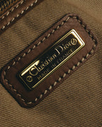 "Christian Dior" 70's-80's Honeycomb travel bag