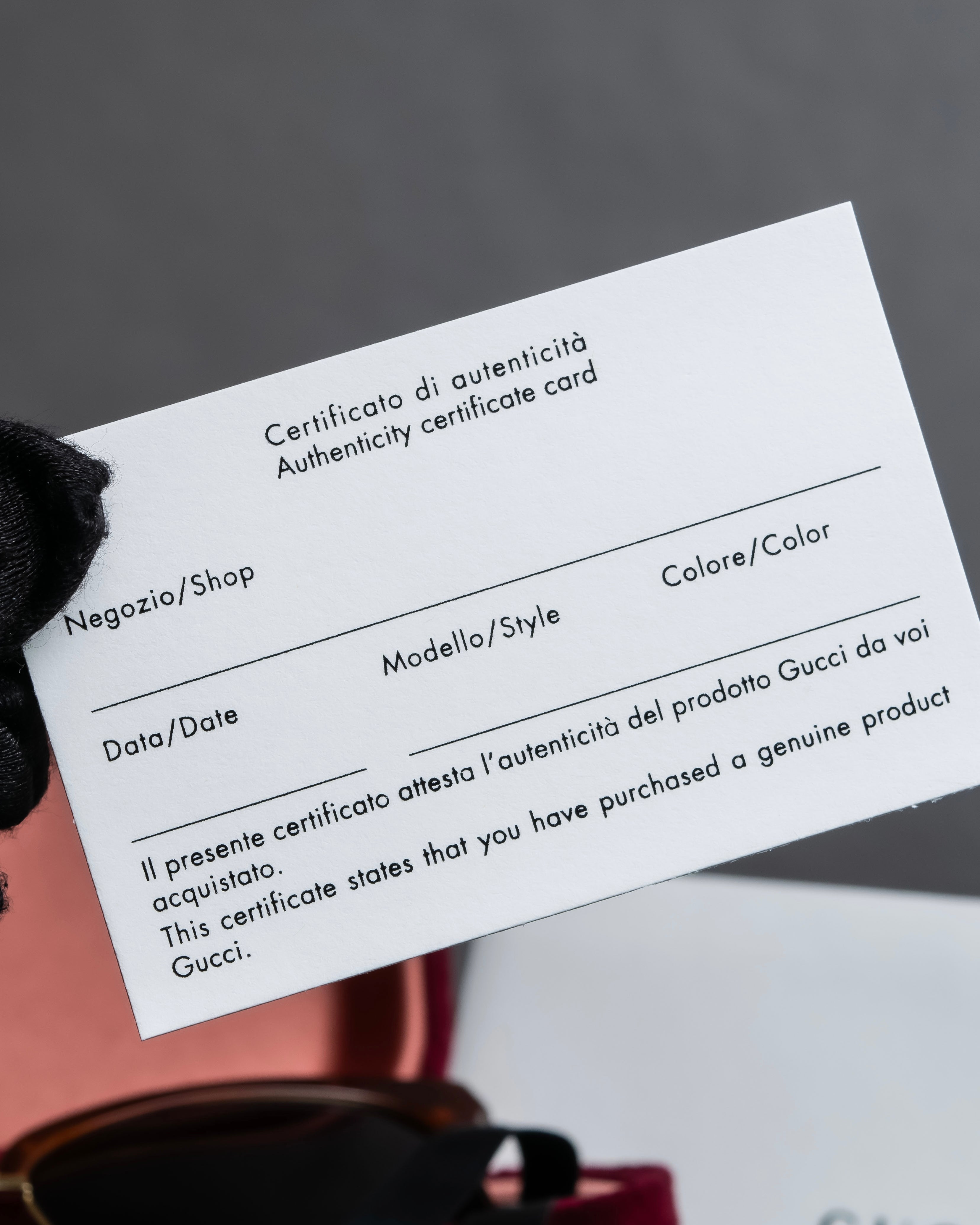 "GUCCI" Classic hermrim design sunglasses