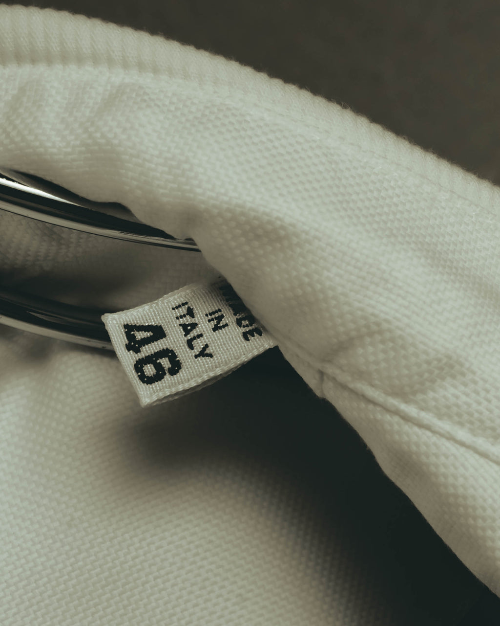 “Maison Martin Margiela” Replica 00’s-10’s Line 14 textured bib white shirt