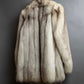 "WINDSOR" Fox fur 5 hooks gradient color jacket