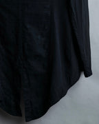 “Y’s COMPOSITION: SEE ATTACHED LABEL” Layered design multi buttons tail coat