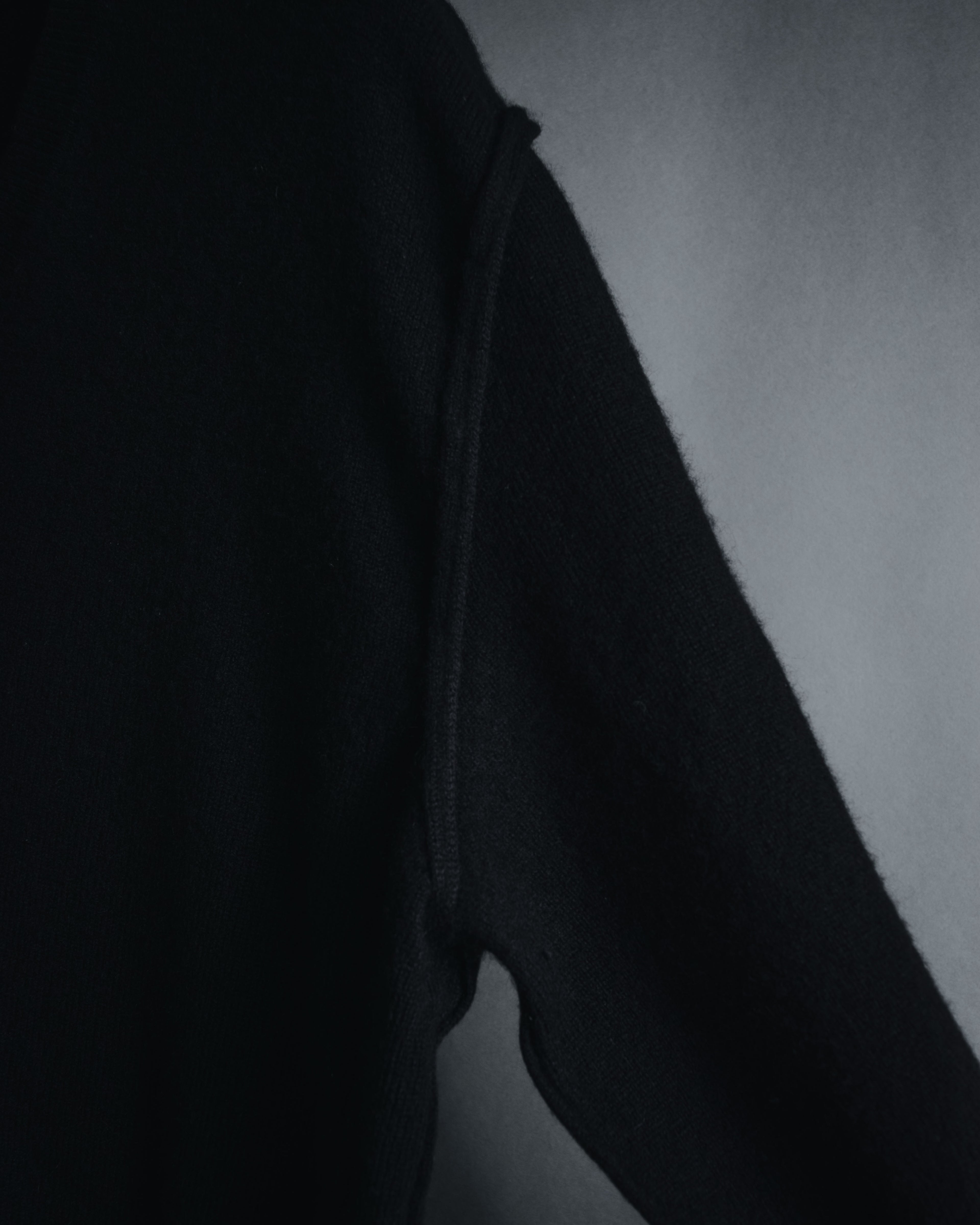 "Dolce & Gabbana" Minimal v-neck fine knit sweater