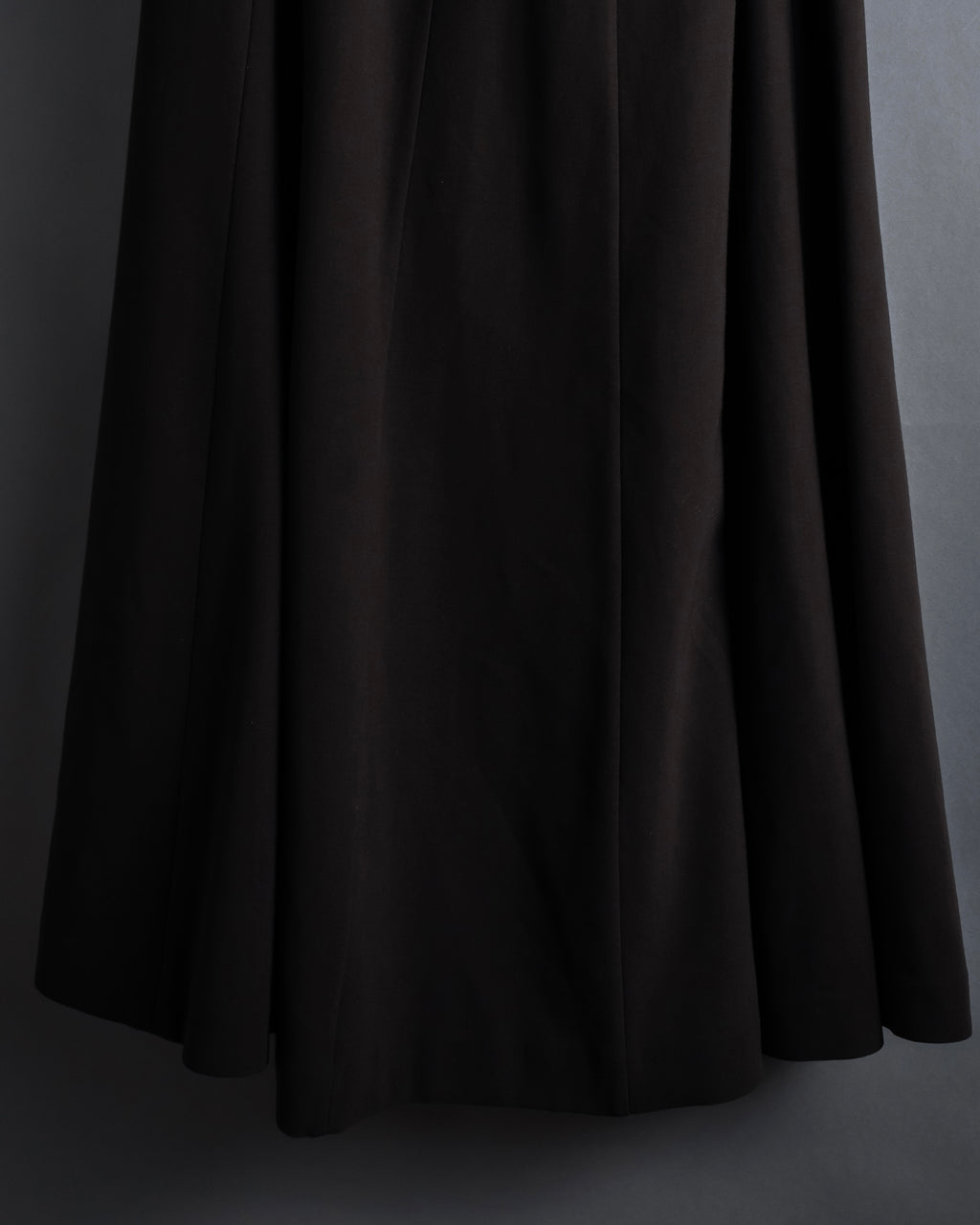 "HERMES" 90's Gold parts design derived from horse tack flared skirt