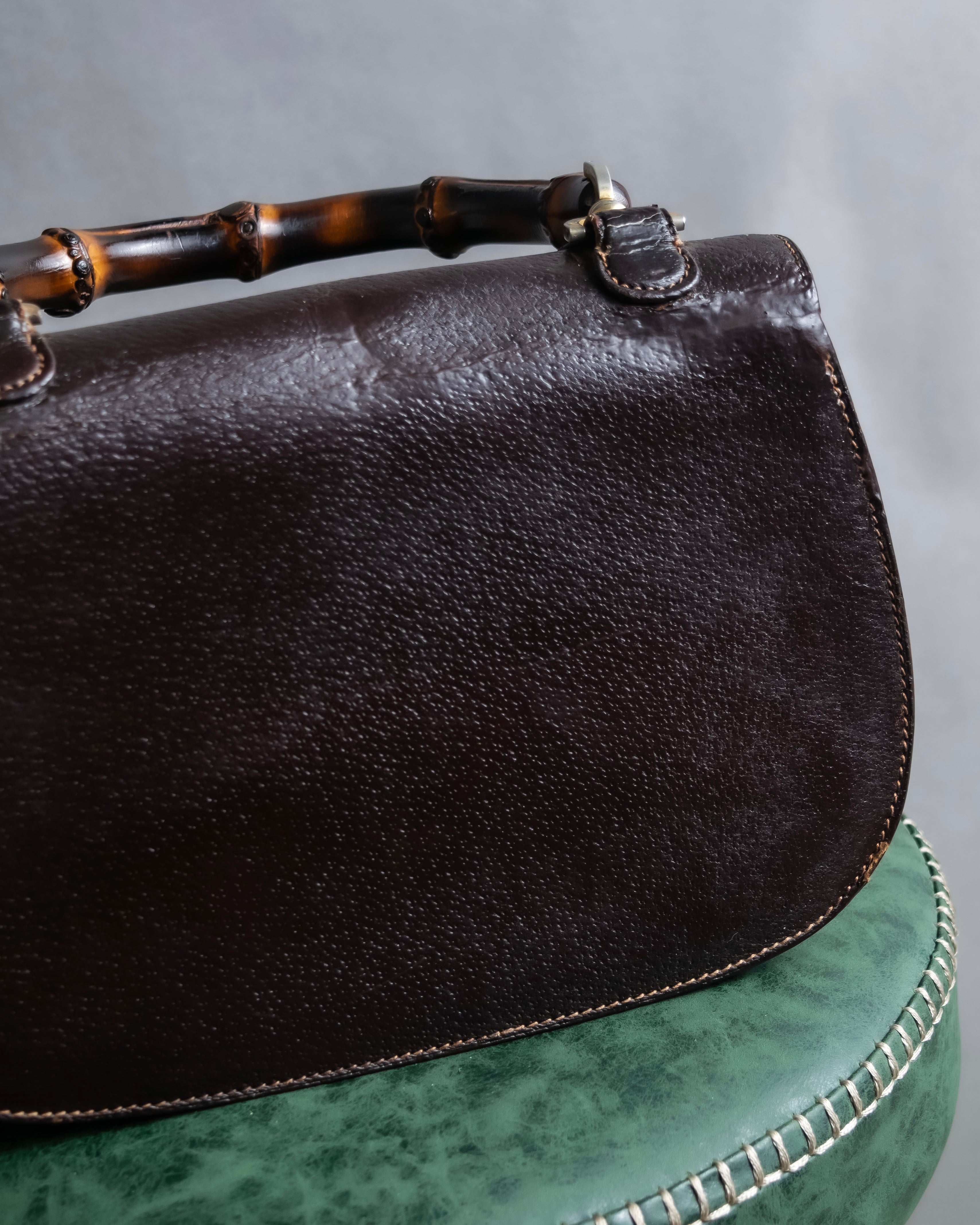"GUCCI"「1947」 Bamboo handbag