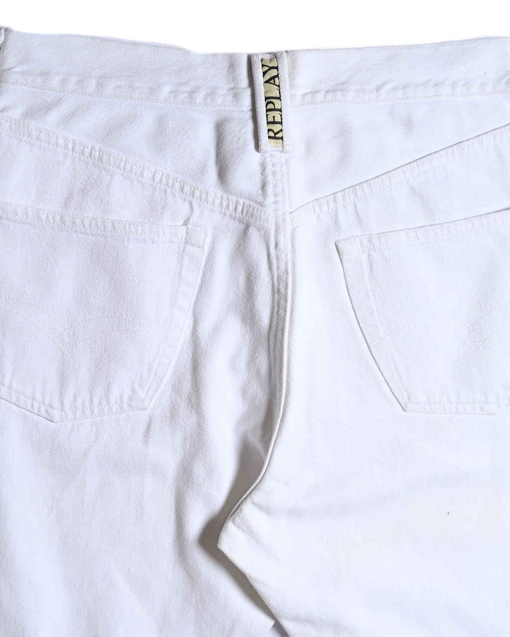REPLAY/ 901 Regular Silhouette Vintage White Denim
