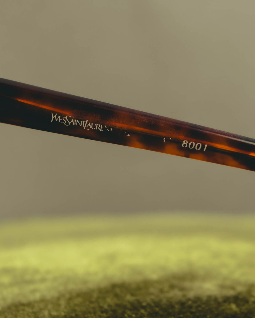 "Yves Saint Laurent" 80's Oversized tortoiseshell square sunglasses
