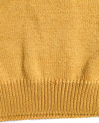 PRADA/ Classic Chunky Knit Crew Neck Sweater Mustard Yellow