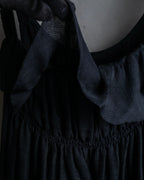 "FENDI" Gathered frill design sleeveless dress