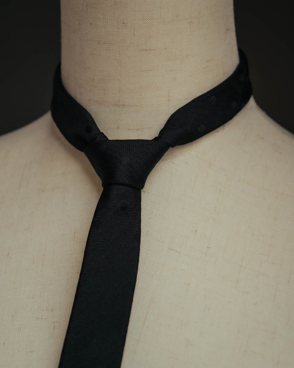 –SPECIAL– “Saint Laurent“ 2010’s-20’s Tonal dot narrow tie
