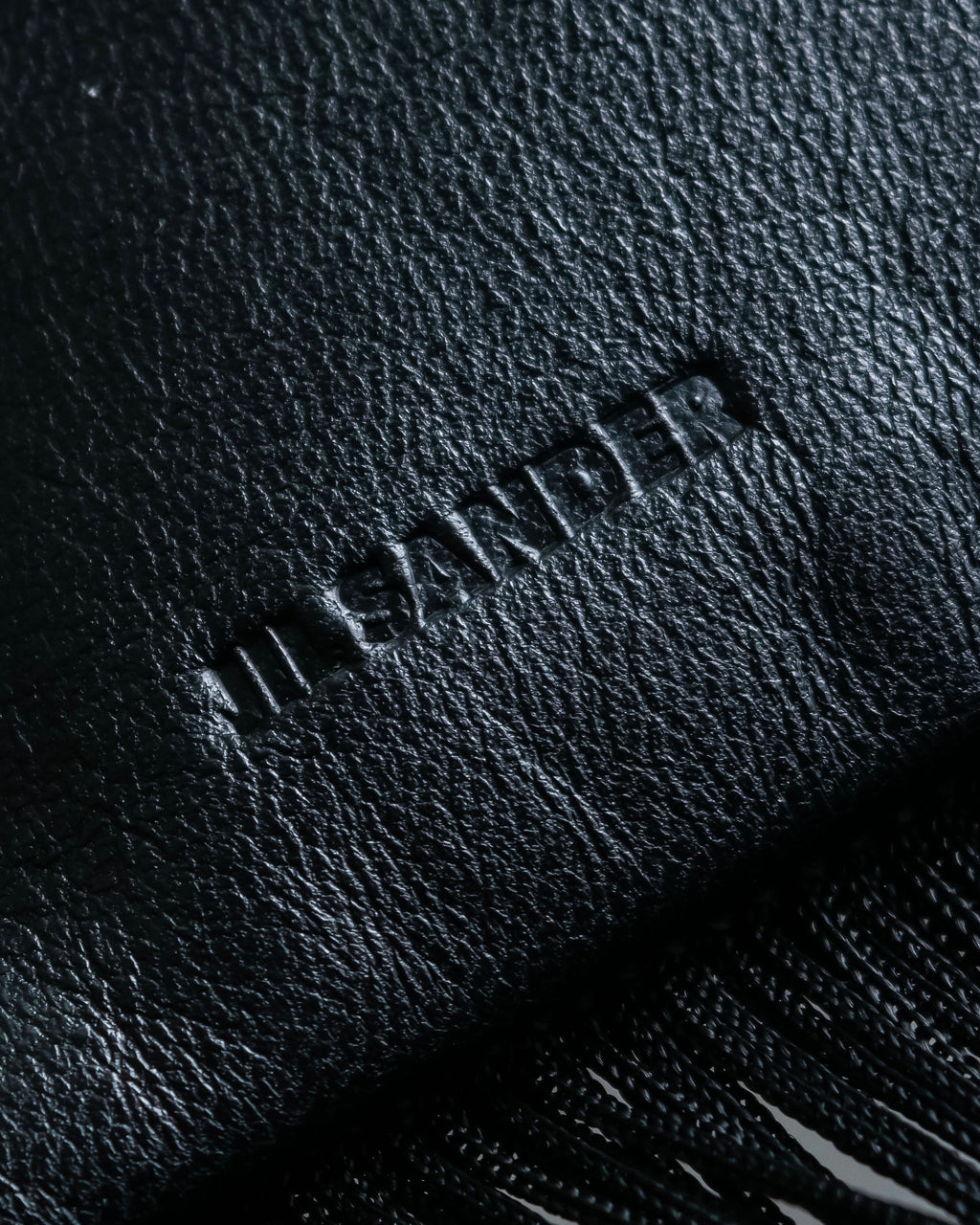 “JIL SANDER” Fringe detail flat drawstring shoulder bag