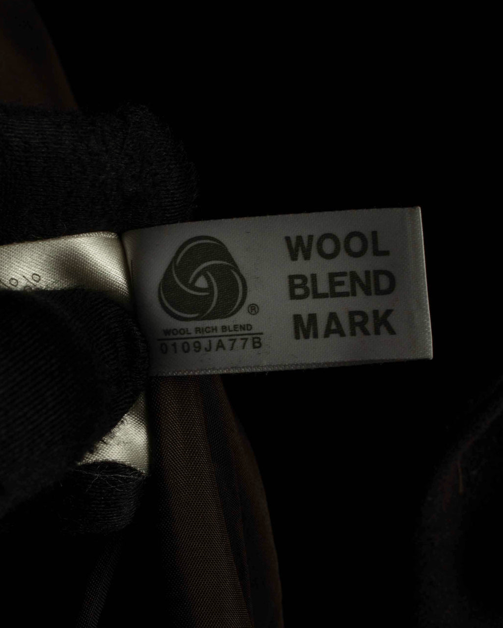 "VAL by VALENTINO" Military detailing hidden placket melton coat