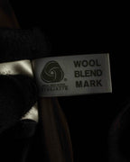 "VAL by VALENTINO" Military detailing hidden placket melton coat