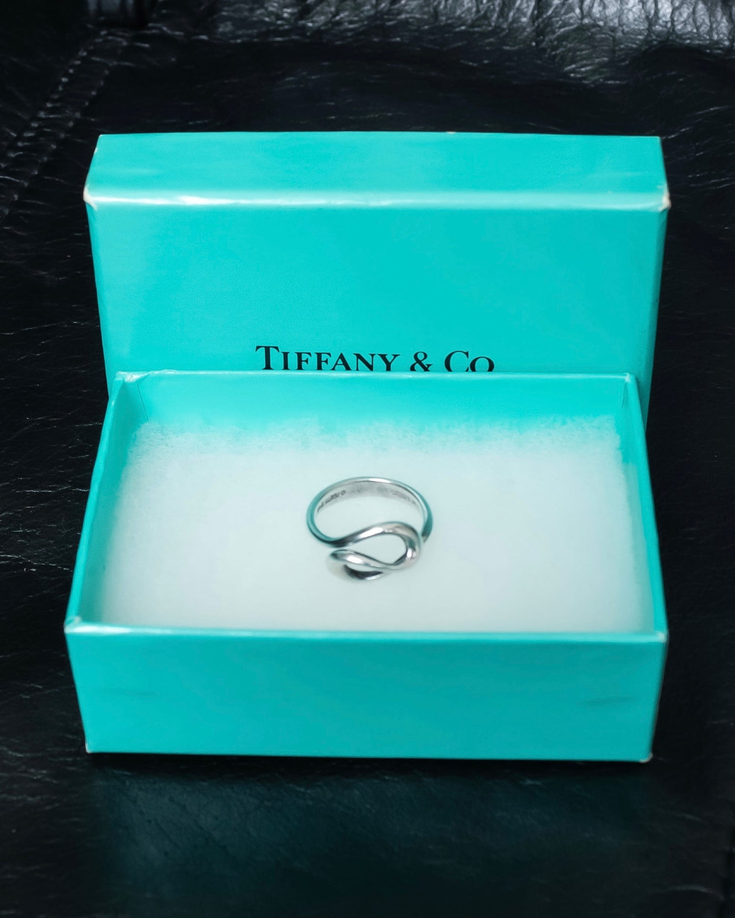 "Tiffany&Co" Elsa Peretti open wave ring