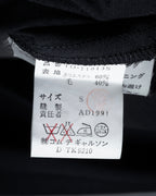 "tricot COMME des GARCONS" 90's Tailored collar belted long dress