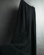 -MOOD MILLÉSIMES- 80’s-90’s black wool intuck wide trousers