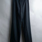 "CHANEL" 100% wool belted wide straight slacks