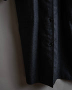 "GUCCI" 70's velvet collar design long coat