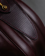 "GUCCI" Equus-derived bordeaux leather belt