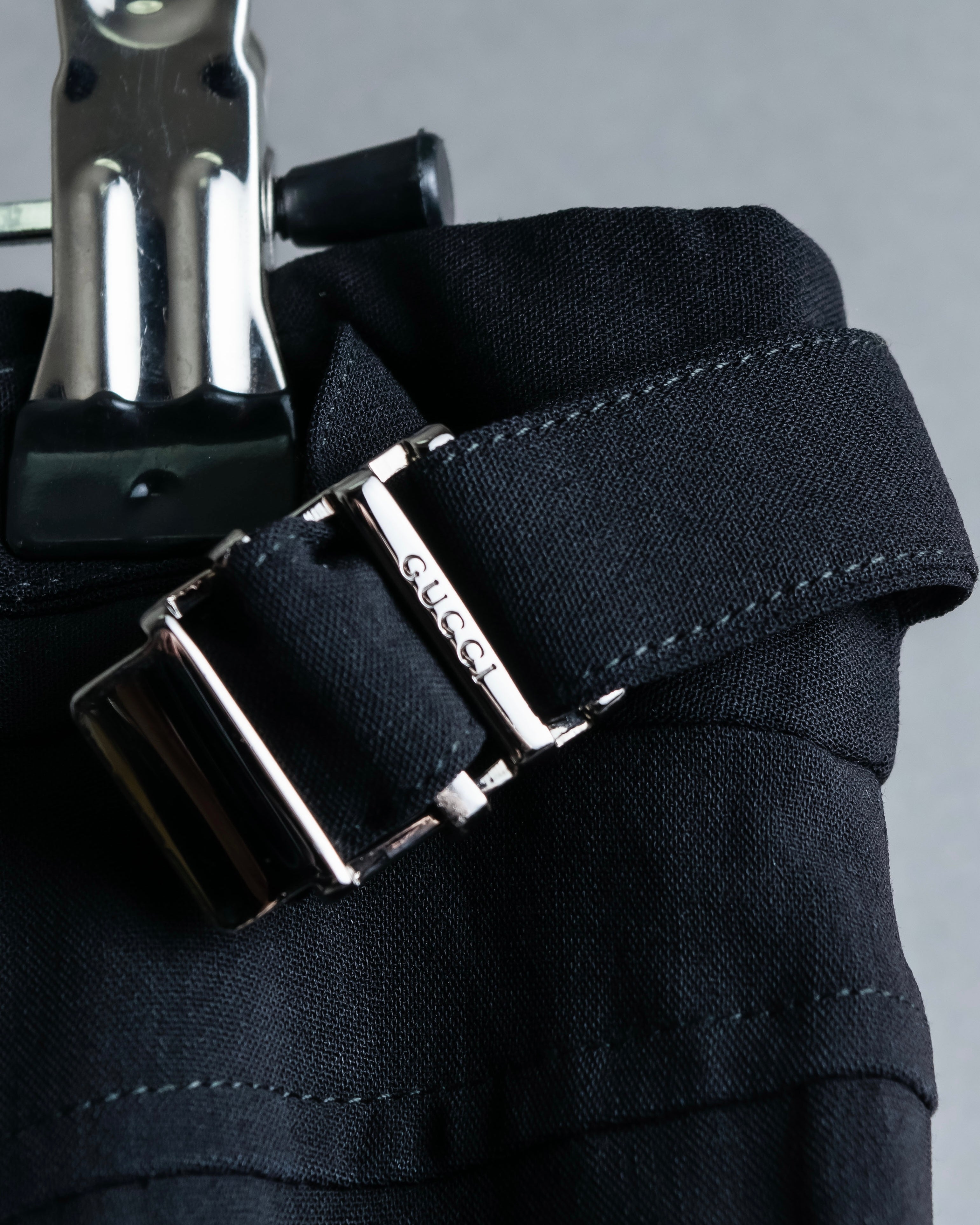 "GUCCI" black oversized mode style set up